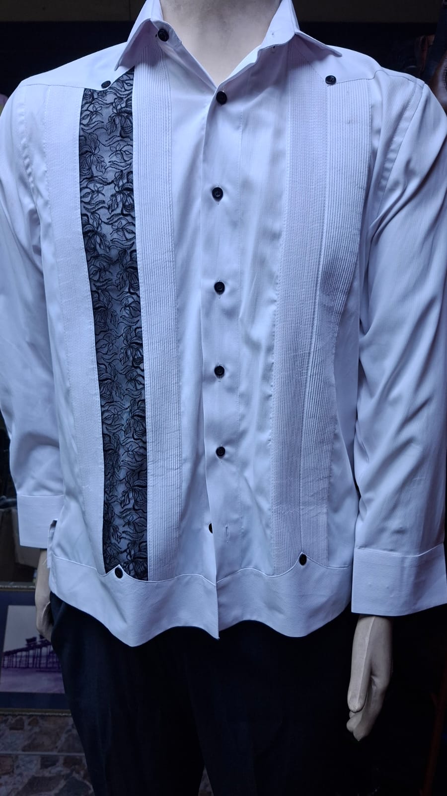 CHACABANA BLANCA TALLA L Y CONFECCIONADA PERSONALIZADA