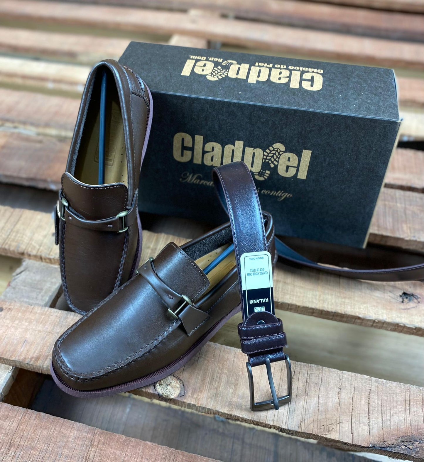 ZAPATOS GLADPIEL HOMBRE SIZE 8(41)